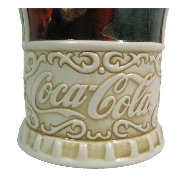 Vtg 1996 Coca Cola "Good Girls and Boys" Christmas Stein Collection w/Lid A 0809 - Picture 5 of 8
